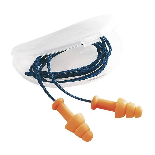 Howard Leight Honeywell Smartfit Corded Ear Plus in Flip Top Box (Pack of 50) — Orange